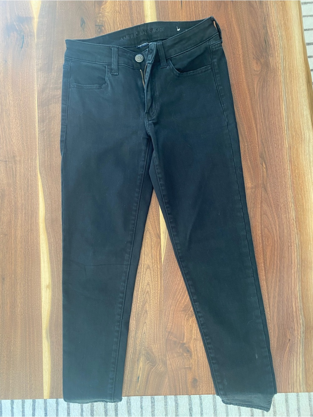 American Eagle Women's Black Slim Stretch Jeans 6L